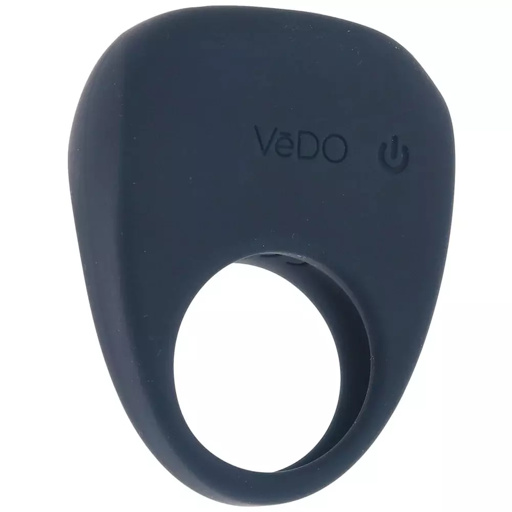 Vedo Driver Rechargeable Couples Vibrating Silicone C-Ring - BK